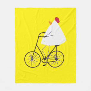 Sassy chicken fleece blanket