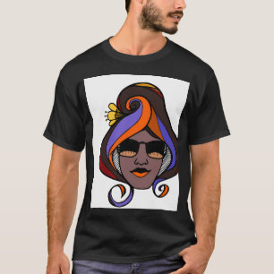 Sassy Classy Lady - Sunny Flower Funk T-Shirt