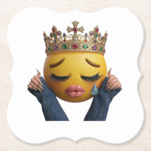 Sassy Crying Emoji Party Balloon - Dramatic Birthd