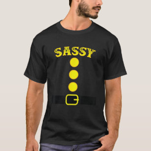 Sassy Dwarf Halloween Costume Matching Family Sass T-Shirt