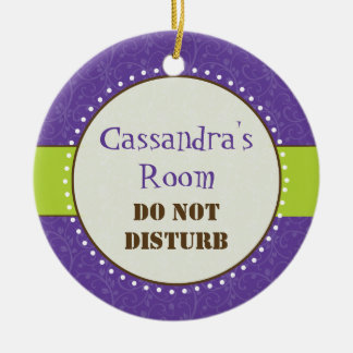 Sassy Girl Room Sign Ornament