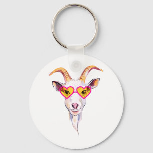 Sassy Goat Key Ring