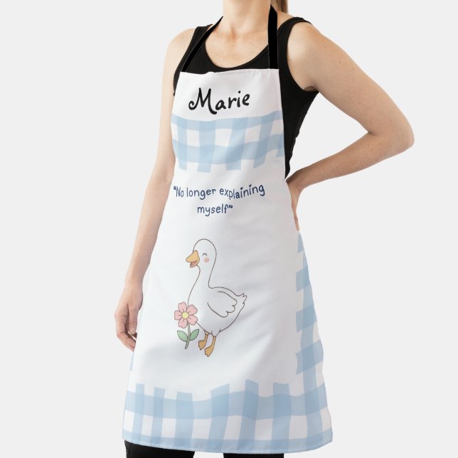 Sassy Goose Kitchen All-Over Print Apron (Insitu)