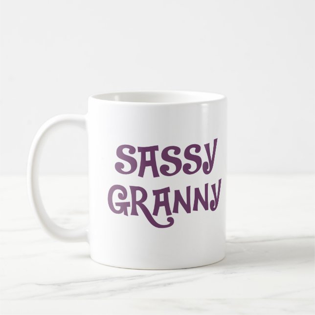 Sassy Granny Grandmother Coffee Mug (Left)