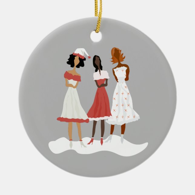 Sassy Holiday Too Ornament (Front)