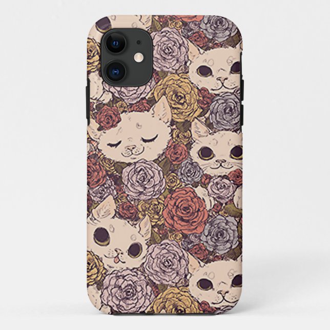 Sassy Kitty iPhone Case (Back)