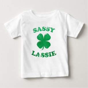 Sassy Lassie St. Patrick's Day Baby T-Shirt