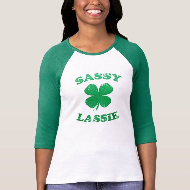 Sassy Lassie St. Patrick's Day Tee (Front)