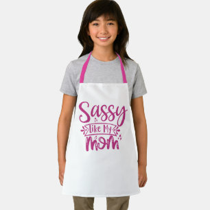 Sassy Like My Mom All-Over Print Apron