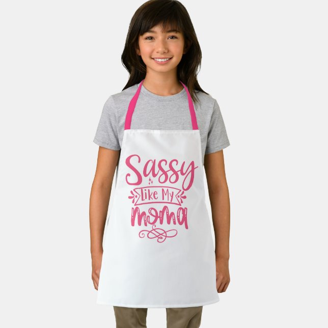 Sassy Like My Moma Personalized Kids Apron (Insitu)