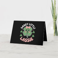 Sassy Little Lassie Funny St Patrick's Day