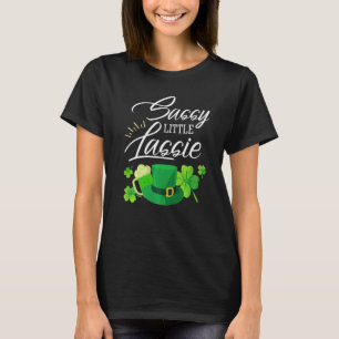 Sassy Little Lassie St Patrick's Day Funny T-Shirt