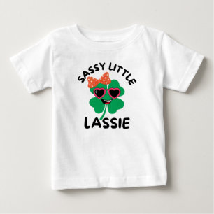 Sassy Little Lassie: St. Patrick's Day Kids Babies Baby T-Shirt