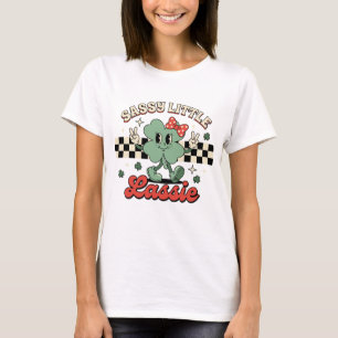Sassy Little Lassie St Patricks Day Saint Pattys T-Shirt