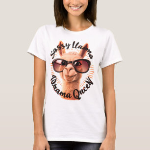 Sassy llama drama queen  T-Shirt