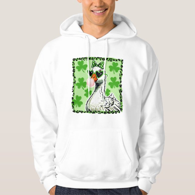 Sassy Lucky Goose Hoodie (Front)