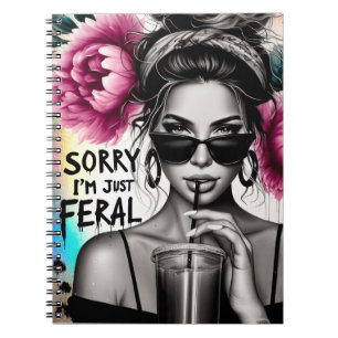 Sassy mode all day everyday woman funny mother notebook