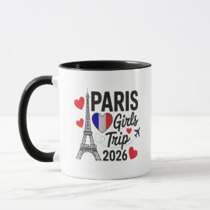 Sassy Paris Girls Trip 2026 Vacation Kids Reunion Mug