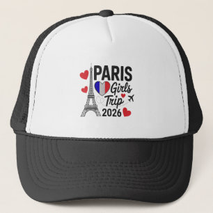 Sassy Paris Girls Trip 2026 Vacation Kids Reunion Trucker Hat