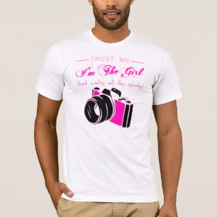 Sassy Photography Photographer Camera Girl T Shirt