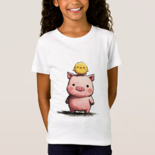 Sassy Pig: Funny Pig Design T-Shirt