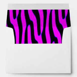 Sassy Pink Wild Animal Print Envelopes