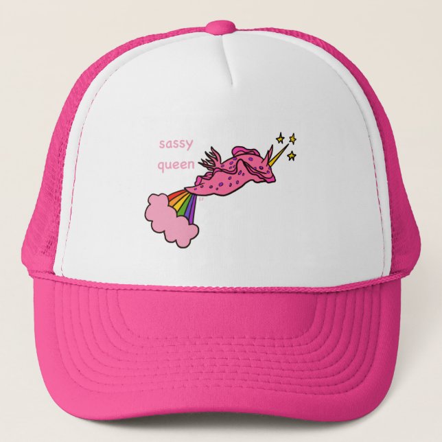 sassy queen nudibranch hat (Front)