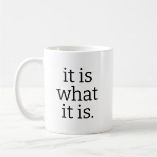 Sassy Quote Black Mug, White Ceramic Funny Coffee Mug