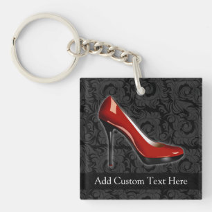 Sassy Red Shoe Key Ring