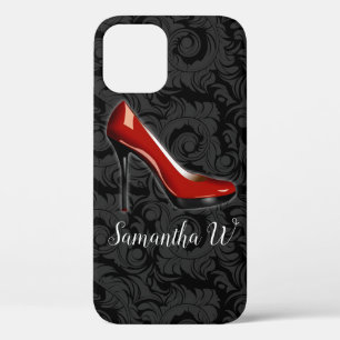 Sassy Red Shoe Ladies Elegant iPhone 12 Case