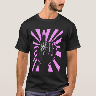 Sassy Ring Finger Wedding Bachelorette Party Newly T-Shirt