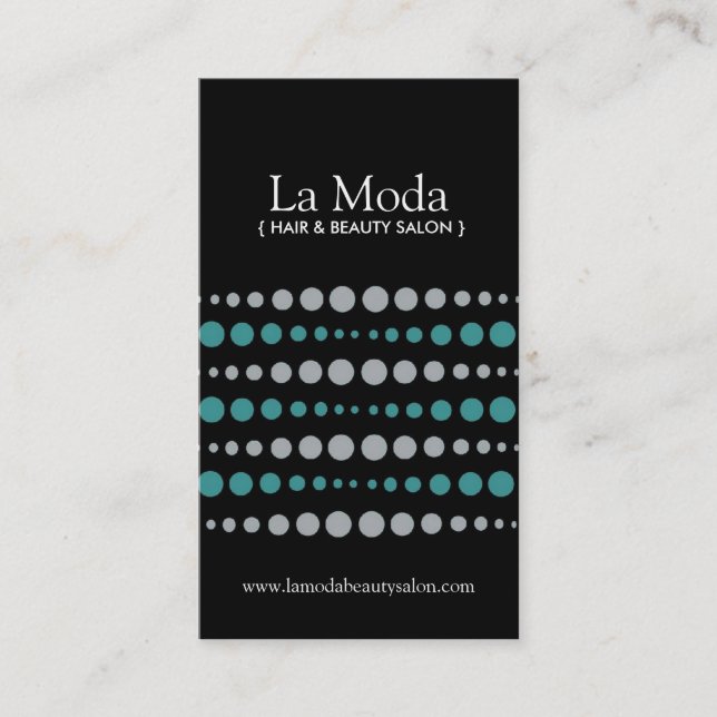 Sassy Salon Business Cards (Front)