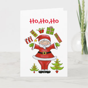 Sassy Santa Holiday Card