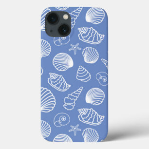 Sassy Seashell Pattern iPhone 13 Case