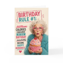 Sassy Senior Birthday - Add Name