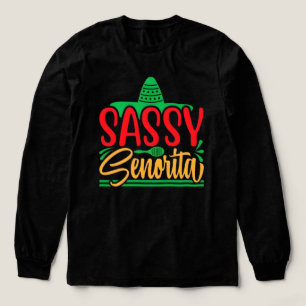Sassy Senorita Celebrates Cinco De Mayo Fiesta Tri-Blend Shirt