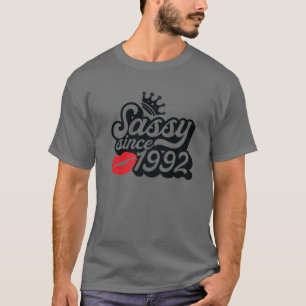 Sassy Since 1992 Fabulous 30Th Birthday Gifts Idea T-Shirt