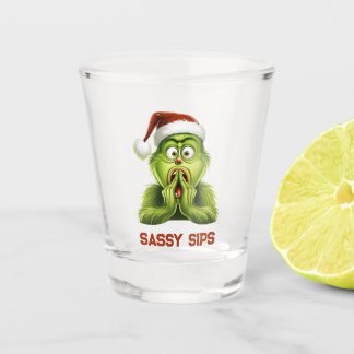 Sassy sips shot glass