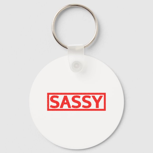 Sassy Stamp Key Ring (Front)