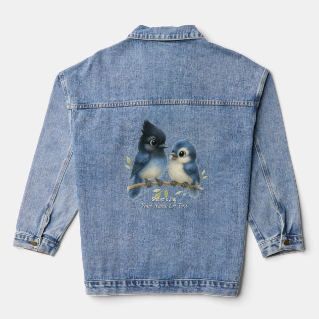 Sassy Steller's Jay  Denim Jacket (Back)