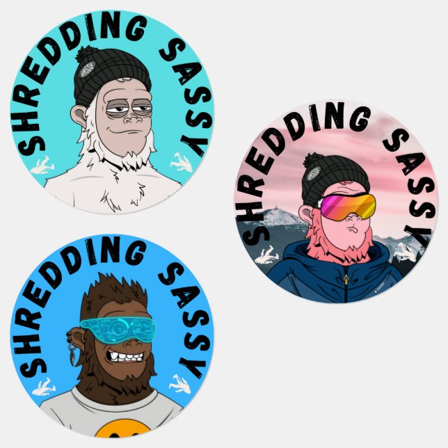 Sassy sticker pack (Group)