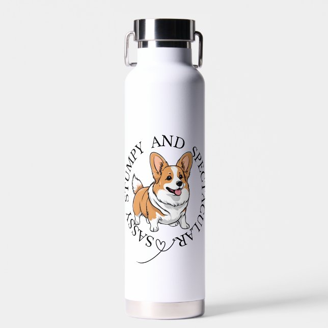 Sassy Stumpy & Spectacular Water Bottle (Front)