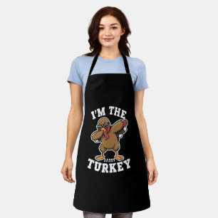 Sassy Turkey Matching Family Thanksgiving Party  Apron