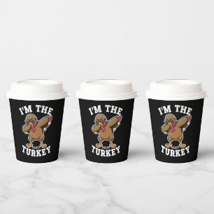 Sassy Turkey Matching Family Thanksgiving Party  Paper Cups