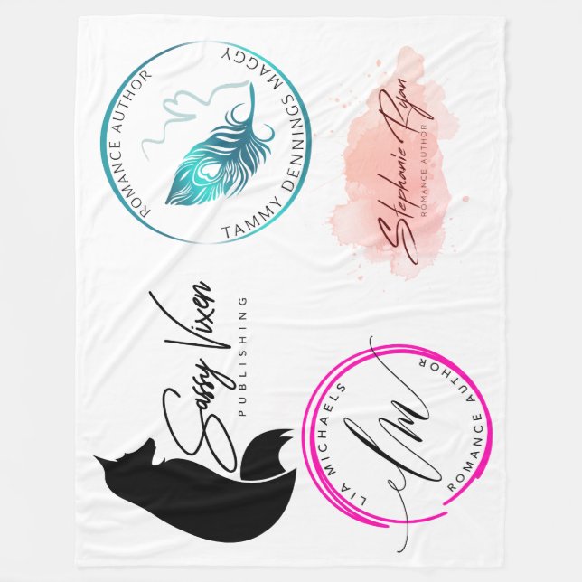 Sassy Vixen Logos Custom Fleece Blanket, 60"x80" Blanket (Front)