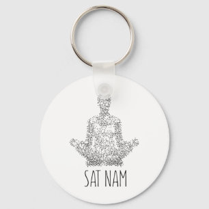 Sat Nam Kundalini Yoga For Yoga Meditation Key Ring