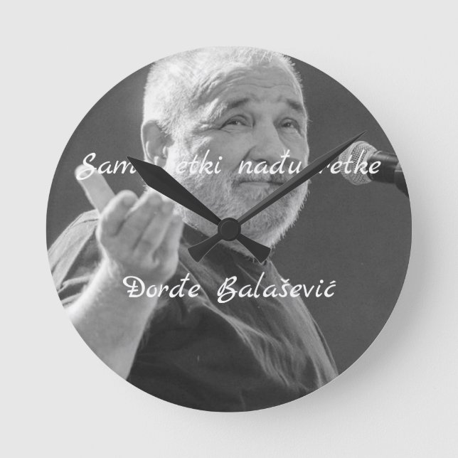 Sat - Samo retki nađu retke Pocket Watch Round Clock (Front)