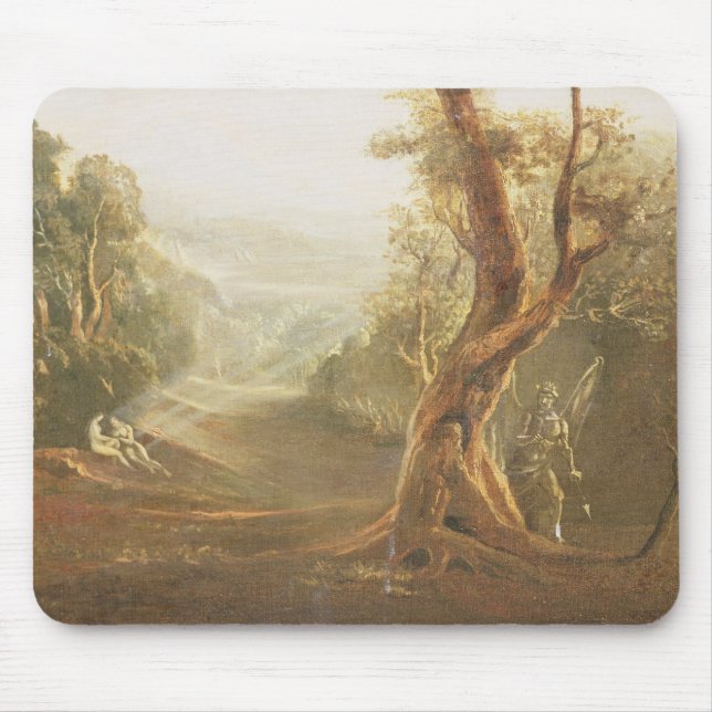 Satan Contemplating Adam and Eve in Paradise, from Mouse Pad (Front)
