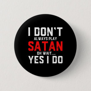 Satan Costume Devil Halloween Costume Satan 6 Cm Round Badge