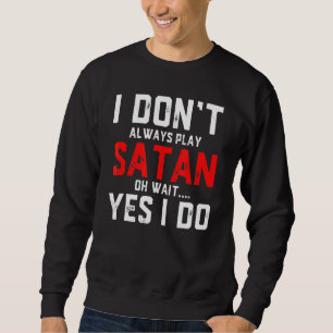 Satan Costume Devil Halloween Costume Satan Sweatshirt